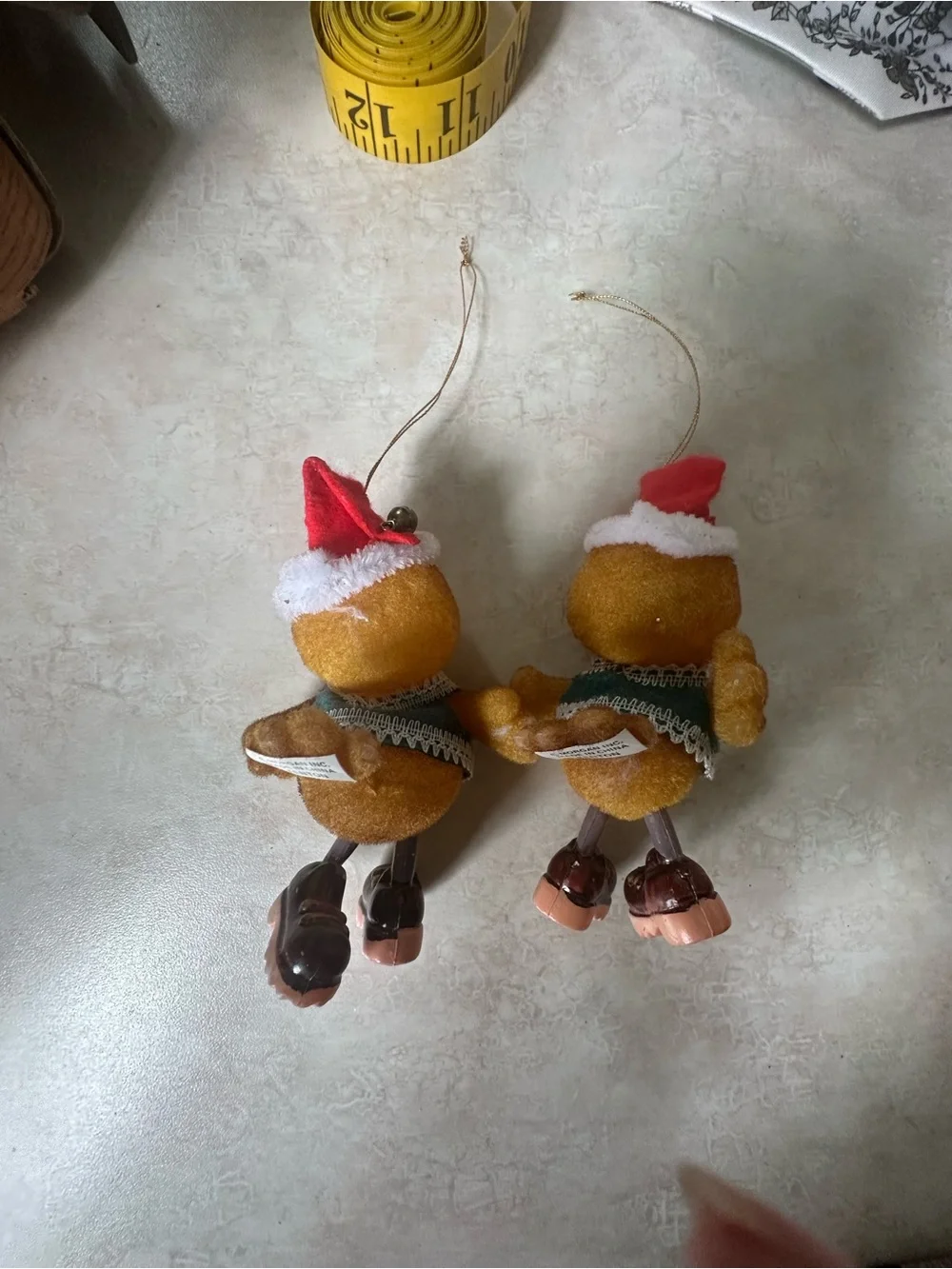 Vintage 70s Twin Critter Sitter Ornaments Fenton